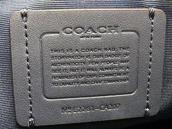 1円 ■極美品■ COACH コーチ CA207 レザー クロスボディ ショルダーバッグ 斜め掛け レディース グリーン系 AZ3061の画像6