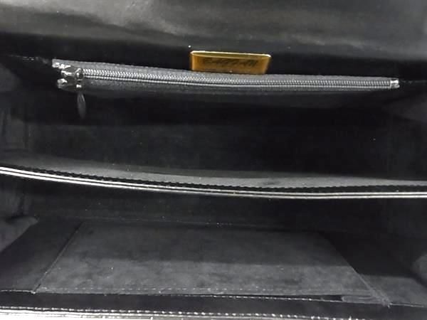 1 иен # первоклассный # подлинный товар #JRA легализация # превосходный товар # BAGFAN сумка вентилятор крокодил one руль ручная сумочка женский оттенок черного AZ2513