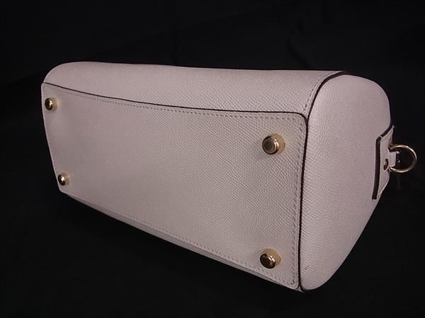 1 jpy # beautiful goods # COACH Coach F79946 low one sa che ru leather 2WAY handbag shoulder bag diagonal .. ivory series AZ3145