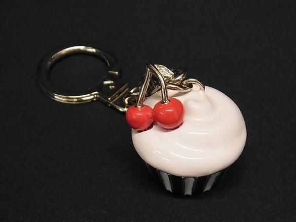 1 jpy # beautiful goods # kate spade Kate Spade cupcake motif key holder key ring bag charm multicolor AS9713