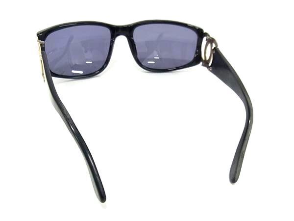 1 jpy CHANEL Chanel here Mark sunglasses glasses glasses lady's men's black group × gold group FD0162