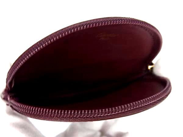 1 jpy # beautiful goods # Cartier Cartier Must line leather coin case coin perth change purse . lady's men's bordeaux series FA7426