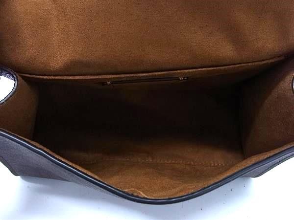 1 jpy # ultimate beautiful goods # COACH Coach C7226 signature PVC× leather 2WAY Cross body shoulder handbag lady's brown group AZ2869