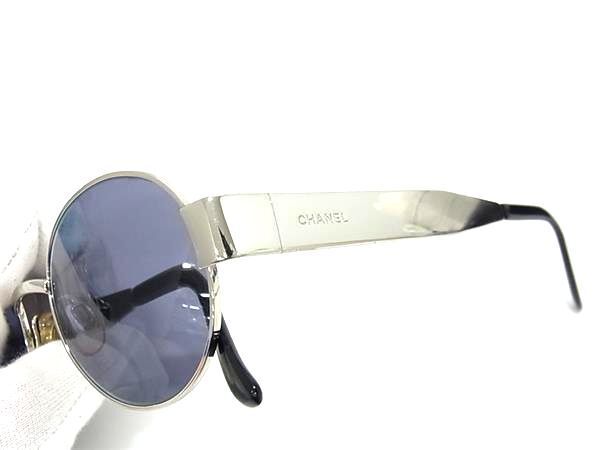 1 jpy CHANEL Chanel 06933 45002 sunglasses glasses glasses men's lady's silver group × black group AZ2070