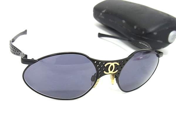1 jpy # beautiful goods # CHANEL Chanel here Mark sunglasses glasses glasses lady's black group × lens clear black series BK1517