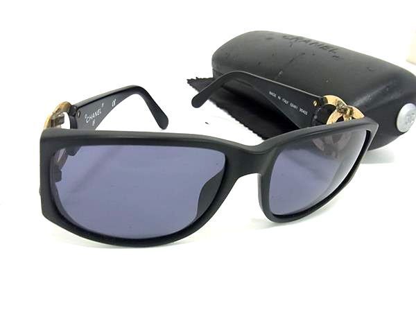 1 jpy CHANEL Chanel 02461 90405 here Mark sunglasses glasses glasses lady's black group AZ3525