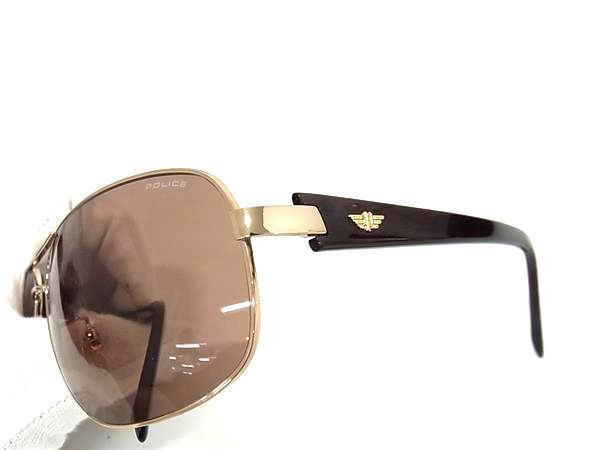 1 jpy # ultimate beautiful goods # POLICE Police S8689J COL.316 66*13 sunglasses glasses glasses men's lady's gold group AW9595