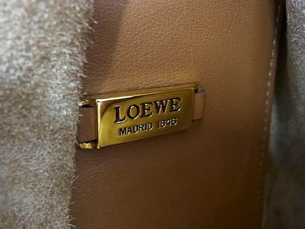 1 иен # прекрасный товар # LOEWE Loewe дыра грамм Anne тонн кожа сумка имеется рюкзак рюкзак женский мужской оттенок коричневого AZ4010