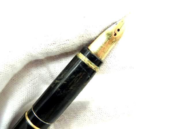 PILOT パイロット ペン先14K 14金 585 万年筆 筆記用具 文房具 ステーショナリー レディース メンズ ブラック系 DE2341の画像3