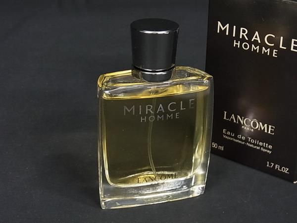 ■極美品■ LANCOME ランコム MIRACLE HOMME コロンスプレー 50ml 化粧品 香水 DD6926の画像1