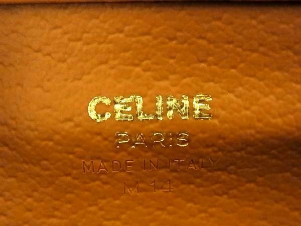 ■新品同様■ CELINE セリーヌ ヴィンテージ マカダム柄 PVC クラッチバッグ セカンドバッグ メンズ レディース ブラウン系 CA7211_画像10