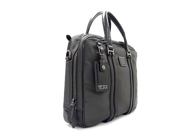 ■新品■未使用■ TUMI トゥミ 120717 ナイロン 2WAY ビジネスバッグ ハンドバッグ ショルダーバッグ ブリーフケース ブラック系 FA1085_画像2