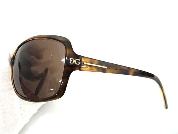 1円 DOLCE＆GABBANA ドルチェ&ガッバーナ DG6016 502/73 68□13 125 サングラス メガネ 眼鏡 レディース メンズ ブラウン系 FA7297_画像3