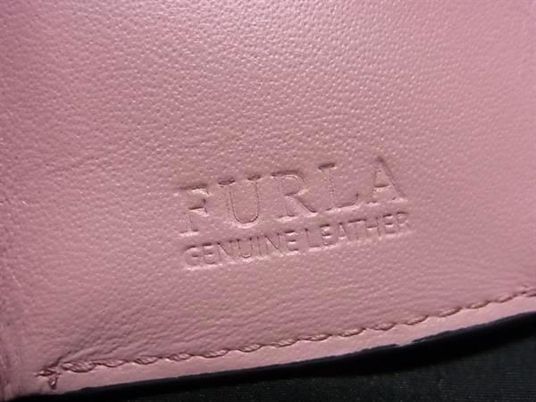 1 jpy FURLA Furla leather three folding purse wallet . inserting change purse . card inserting lady's beige group AY2709