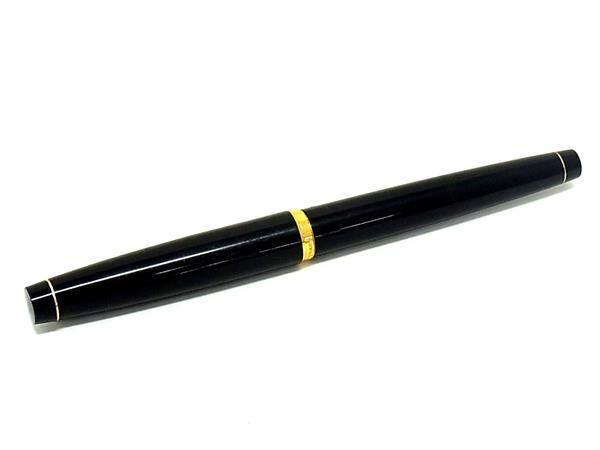 1円 PILOT パイロット カスタムグランディ ペン先14K 585 14金 万年筆 筆記用具 文房具 ステーショナリー ブラック系×ゴールド系 AZ2979_画像2