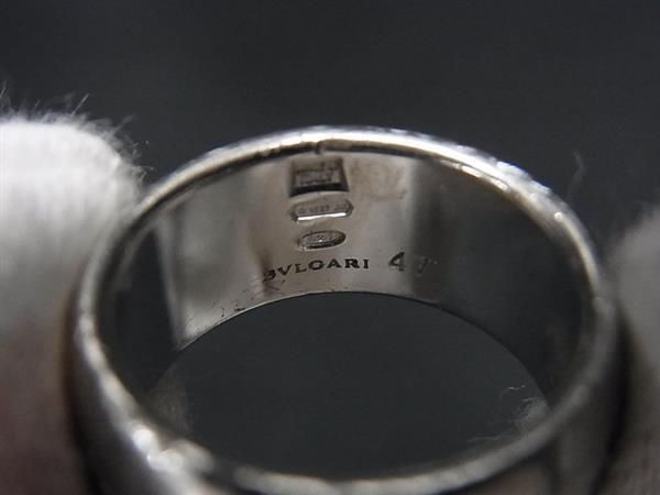 1円 BVLGARI ブルガリ SV925 リング 指輪 アクセサリー 表記サイズ47 (約6号) レディース シルバー系 AY2507_画像5