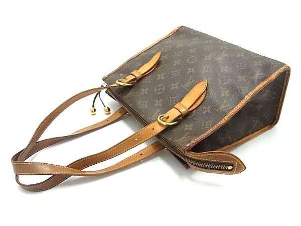 1円 LOUIS VUITTON ルイヴィトン M40007 モノグラム ポパンクール オ ハンドバッグ トート ショルダー レディース ブラウン系 AY3291_画像3