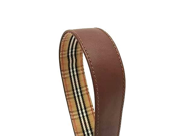 1 иен Burberrys Burberry z кожа Cross корпус сумка на плечо наклонный .. портфель женский темно-синий серия × оттенок коричневого BG8736