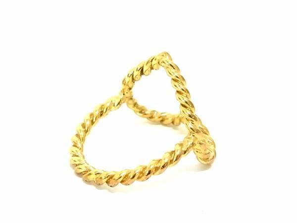 1 иен LOUIS VUITTON Louis Vuitton M65751 балка g прохладный Suite монограмма кольцо кольцо примерно 14 номер аксессуары оттенок золота FA7203