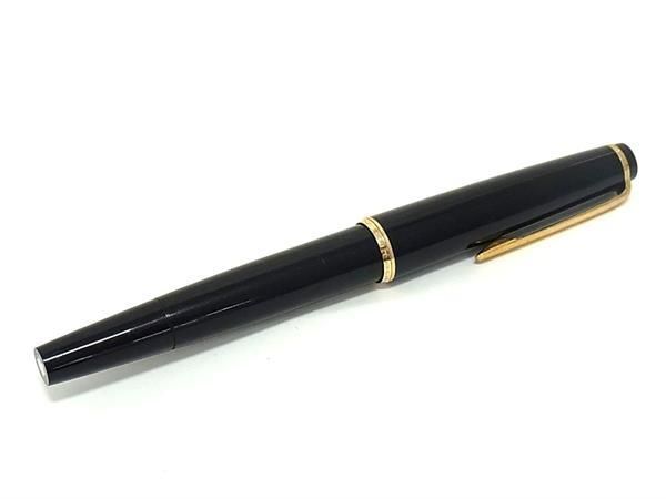 1円 MONT BLANC モンブラン No.32 ペン先 14K 585 14金 万年筆 筆記用具 文房具 ステーショナリー ブラック系×ゴールド系 FB0483_画像1