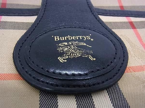 1円 Burberrys バーバリーズ ノバチェック キャンバス クロスボディ ショルダーバッグ 肩掛けかばん レディース ベージュ系 AY2801_画像6