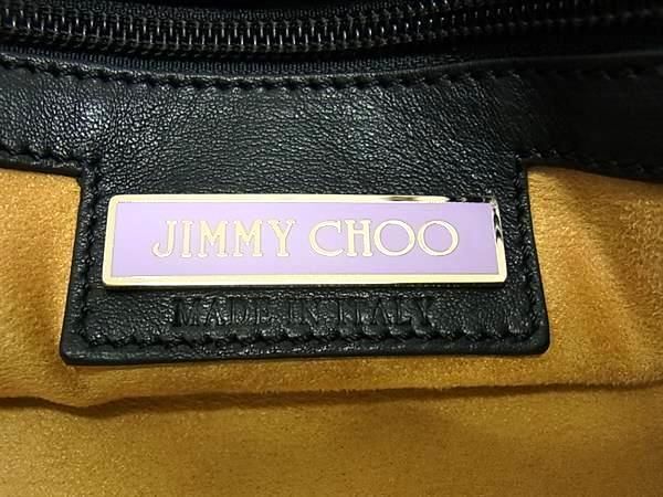 1 иен # прекрасный товар # JIMMY CHOO Jimmy Choo Zodiac кожа заклепки звезда сиденье ручная сумочка большая сумка женский оттенок черного FA5968