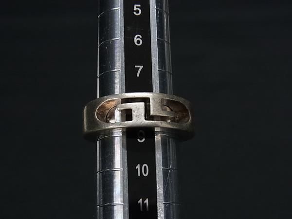 1円 GUCCI グッチ SV925 リング 指輪 アクセサリー 表記サイズ 9 (約8号) メンズ レディース シルバー系 AW9230_画像3