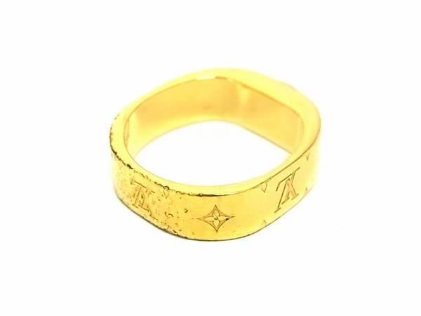 1 иен # прекрасный товар # LOUIS VUITTON Louis Vuitton кольцо nano грамм кольцо аксессуары указанный размер M ( примерно 13 номер ) оттенок золота × оттенок серебра AW9269