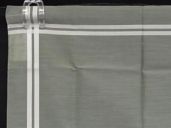 ■新品■未使用■ HERMES エルメス コットン100％ スカーフ ハンカチーフ レディース メンズ グリーン系×ホワイト系 AU9895_画像3