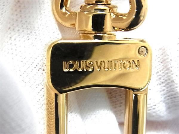 1円 ■新品同様■ LOUIS VUITTON ルイヴィトン M62698 アノクレ キーホルダー キーリング バッグチャーム ゴールド系 BL0470_画像3