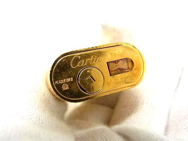 1円 Cartier カルティエ 高級ライター ローラーガスライター 喫煙グッズ 喫煙具 レディース メンズ ゴールド系 BG8442_画像4