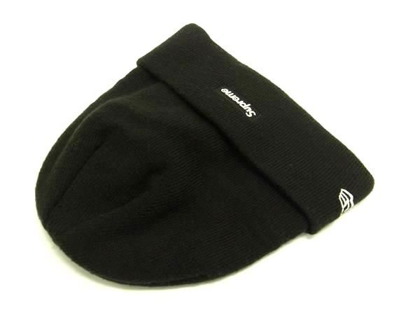 1円 Supreme シュプリーム アクリル100％ ニット帽 帽子 メンズ レディース ブラック系 FA6460_画像2