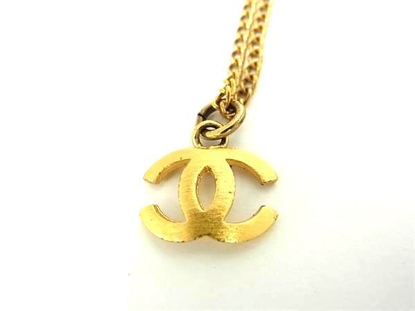 1円 ■美品■ CHANEL シャネル ココマーク 02P ネックレス ペンダント アクセサリー レディース ゴールド系 BG8367_画像2