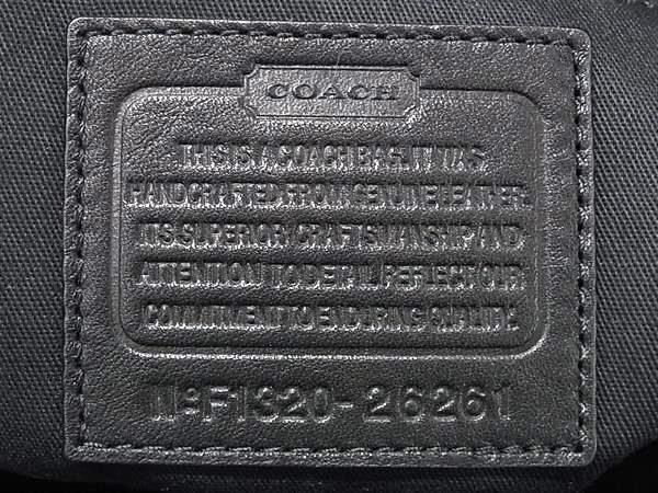 1円 ■極美品■ COACH コーチ 26261 レガシー サッチェル レザー タッセル 2WAY クロスボディ ハンドバッグ ショルダー ブラック系 FA6221_画像6