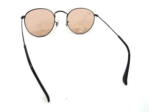 1円 ■新品同様■ Ray-Ban レイバン RB3447 ROUND METAL 002/4B 50□21 145 1N ラウンドメタル サングラス メガネ 眼鏡 ブラック系 AZ2716_画像2