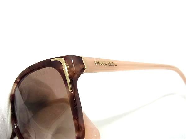 1円 ■極美品■ PRADA プラダ SPR ０１O-A 55□17 UE0-0A6 140 2N サングラス メガネ 眼鏡 レディース ピンク系 AZ2746_画像3