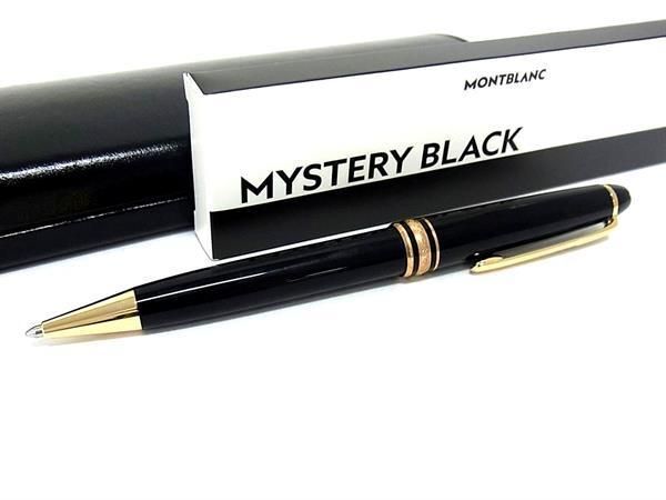 1円 MONT BLANC モンブラン マイスターシュテュック ツイスト式 ボールペン 筆記用具 ステーショナリー ブラック系×ゴールド系 AZ2704_画像1