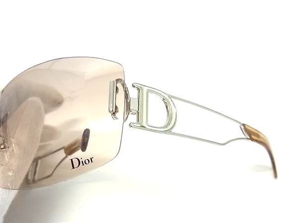 1円 ■美品■ DIOR ディオール YB7 115 サングラス メガネ 眼鏡 レディース シルバー系 AZ3196_画像3