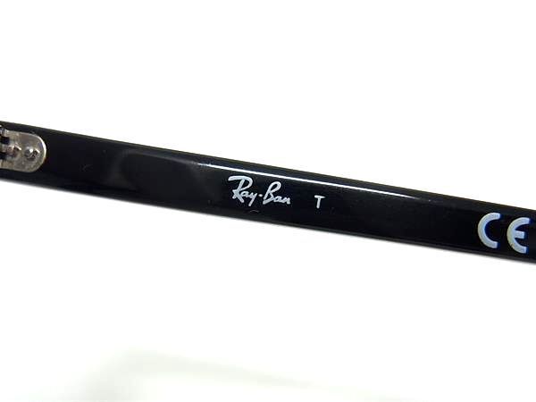 1円 ■極美品■ Ray-Ban レイバン RB 5154 クラブマスター サングラス メガネ 眼鏡 メンズ レディース ブラック系 AZ3614_画像4