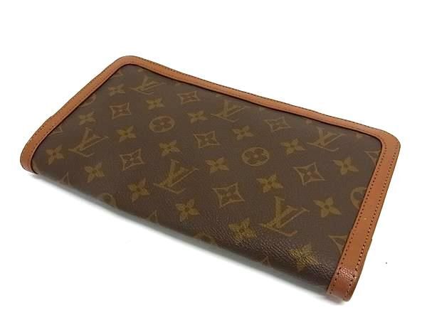 1円 LOUIS VUITTON ルイヴィトン M51812 モノグラム ポシェットダムPM クラッチバッグ セカンドバッグ ブラウン系 FA7978_画像2