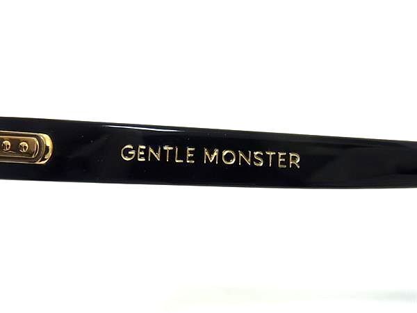 1円 ■極美品■ Gentle Monster ジェントルモンスター サウスサイド サングラス メガネ 眼鏡 メンズ ブラック系 AZ3240_画像4