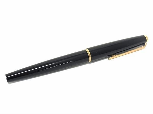 1円 MONT BLANC モンブラン ペン先 14K 585 14金 万年筆 筆記用具 文房具 ステーショナリー ブラック系×ゴールド系 AZ2088_画像1