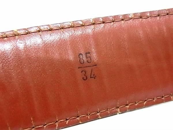 1円 LOUIS VUITTON ルイヴィトン R15003 エピ サンチュール クラシック ゴールド金具 ベルト 表記サイズ 85/34 ケニアブラウン BK1712_画像5