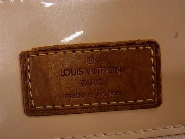 1円 LOUIS VUITTON ルイヴィトン M91306 モノグラムヴェルニ リードPM ハンドバッグ トート マシュマロピンク ベージュ系 AX6600_画像6