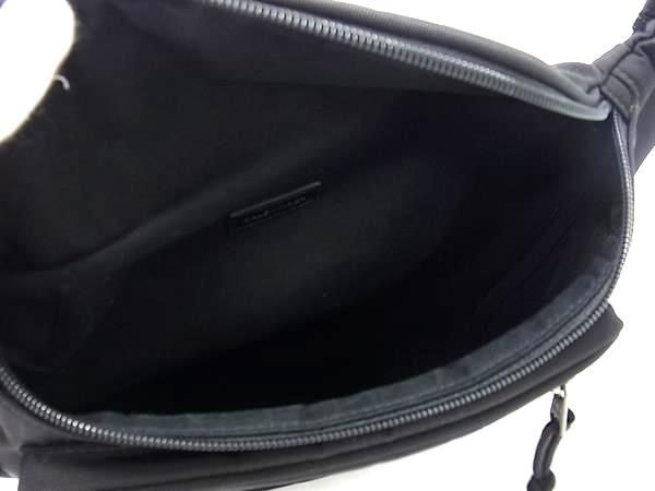 1 иен # превосходный товар # BALENCIAGA Balenciaga 482389 Explorer BB mode нейлон поясная сумка сумка "body" оттенок черного FB0742