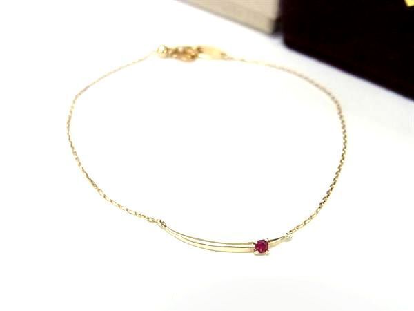 1 иен # прекрасный товар # eteeteK10 10 золотой рубин браслет аксессуары женский оттенок золота FA5732