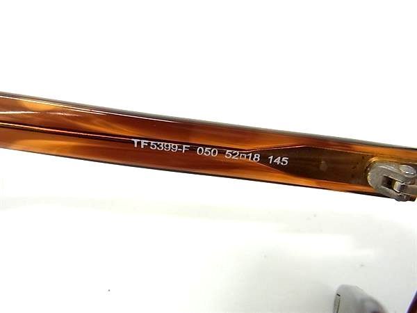 1 иен # прекрасный товар # TOM FORD Tom Ford TF5399-F 050 52*18 145 раз ввод очки очки оттенок коричневого FA5718