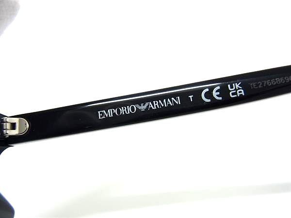 1円 ■美品■ EMPORIO ARMANI エンポリオアルマーニ EA4060F 5017/8G 56□18 140 3N サングラス メガネ 眼鏡 メンズ ブラック系 FA5497_画像5