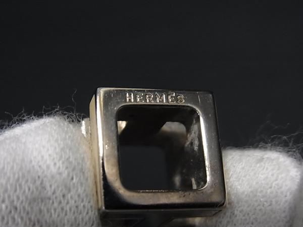 1 иен # прекрасный товар # HERMES Hermes машина judo пепел H Cube подвеска с цепью колье верх аксессуары слоновая кость серия FA7121