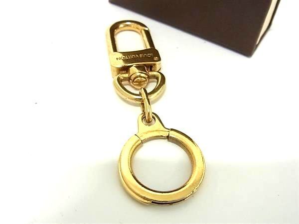1 jpy LOUIS VUITTON Louis Vuitton M62694anokre key ring key holder charm men's lady's gold group BG7917